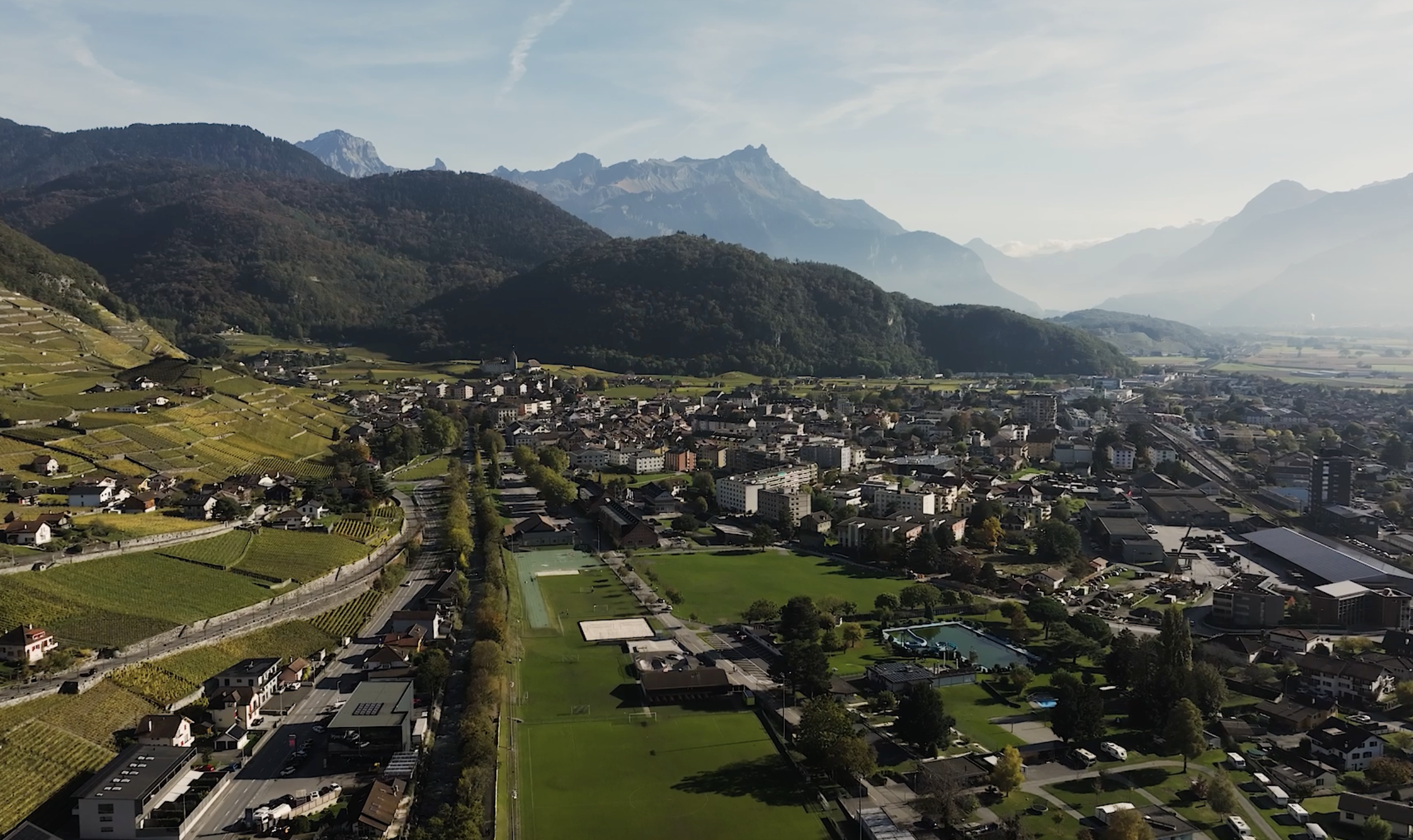 panorama alpin en Suisse